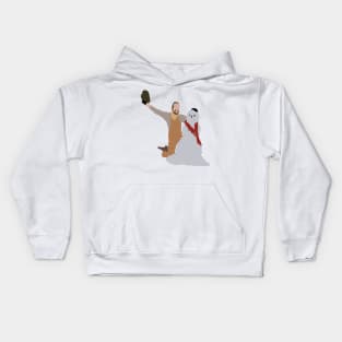 Lets build a Snowman Kids Hoodie